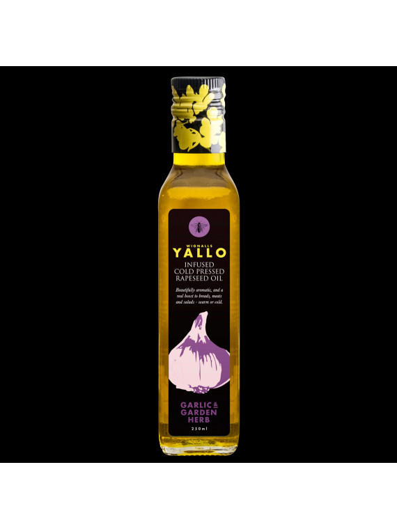 Yallo Oil infused with Garlic & Garden Herbs (250ml)